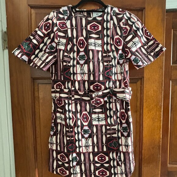 G. Brand Mini Dress with Graphic Design - Picture 1 of 4